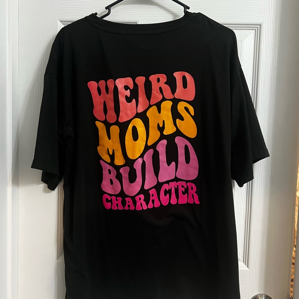 Oversized Black Graphic Woman’s T-Shirt